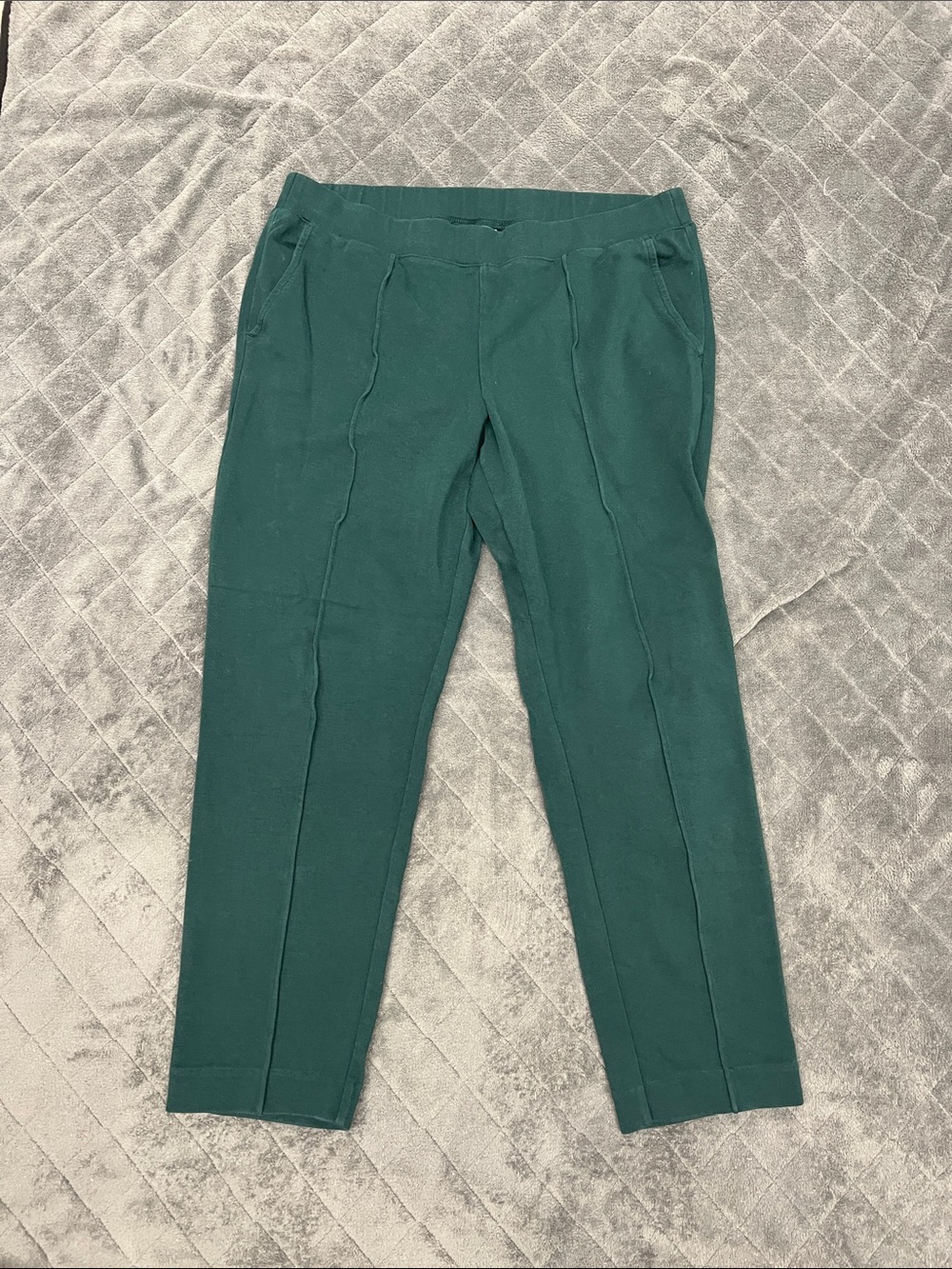 J. Crew Dark Teal Knit Stretch Pants